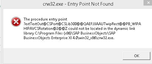 Haga clic en la imagen para ver una versión más grande

Nombre:	Error Crystal report.JPG
Visitas:	306
Size:	26,6 KB
ID:	36522